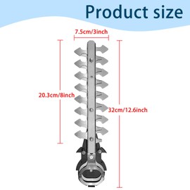 Kerlista replacmentparts 8 inch Shrub Trimmer Blades Compatible with makita's18V LXT Grass Shear Model XMU04 and 12V max CXT Grass Shear Model MU04 Shearing Shrub Trimmer OME NO 198408-1