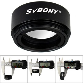 SVBONY Telescope Focal Reducer 0.5X Correction Lens M28X0.25mm 31.7MM Short Focal Telescope Accessories