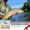 QualyQualy 5Pcs Spinner Bait Set Multi Colored Fishing Spinners Lures