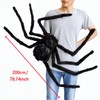 Giant Halloween Spider Decoration, Bendable Legs, Indoor Outdoor Yard Porch