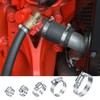 20 Pcs Hose Clips Set, Adjustable 6-51mm Range Hose Clamps