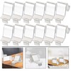 Uonlytech 12pcs Shelf Clips Heavy Duty Adjustable Supports Metal Shelving
