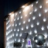 Solar Powered Net String Lights Outdoor Christmas Net Light 15