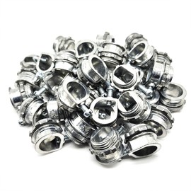 3/8" Flexible Metal Conduit (FMC) AC (BX) Set Screw Box Connector UL Listed (BX 100 Pack)