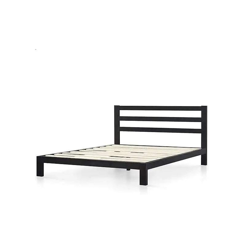 Simple Modern Bedframe: Ol' Reliable - Size: Black Full, Ships