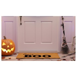 Calloway Mills Hey Boo Doormat (Tan/Black, 24" x 36")