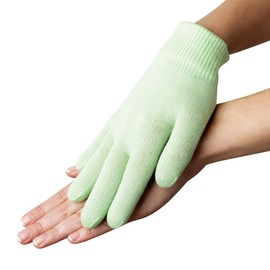 Green Moisturize Soften Repair Cracked Skin Moisturizing Treatment Gel Jojoba Oil Vitamin E SPA Gloves 1Pair by EMILYSTORES
