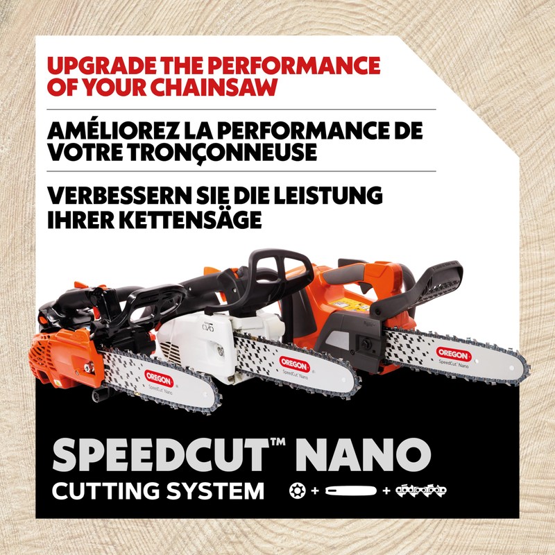 Oregon SpeedCut Nano Chainsaw Chain for 4” (10cm) Bar, .325"