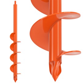 Garden Planting Plants Auger Drill Bit 3 X 24 inch Drill Augers for Digging Holes Bulb Planting Post Hole Digger Fit 3/8" Hex Drill Bulb Planter Tool for Beach Umbrella, Mailbox Posts, Fence Post