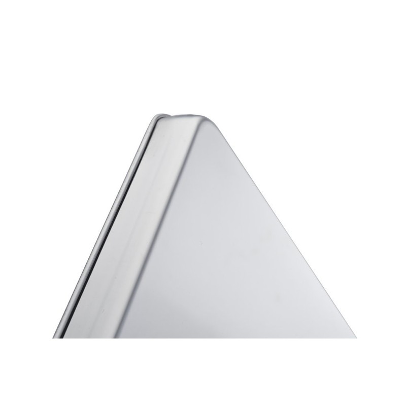 3x Stainless Steel Polished Trays 23cm, 31cm & 40cm Non