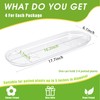 Juexica 4 Pcs 17.7 x 6.1 Inch Plant Tray Plastic