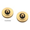 ZZHXSM 2PCS Gold Concave Camera Shutter Buttons 0.43 inch Diameter