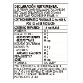 ZUKO MEXICANO SABOR PIÑA COLADA - 10 SOBRES 13g c/u - CADA SOBRE RINDE 2 LITROS.