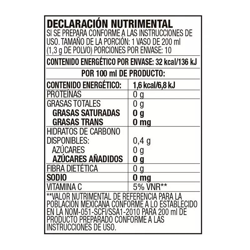 ZUKO MEXICANO SABOR PIÑA COLADA - 10 SOBRES 13g c/u