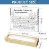 SOEPOTIX Periodic Table with Real Elements, Acrylic Periodic Table Real