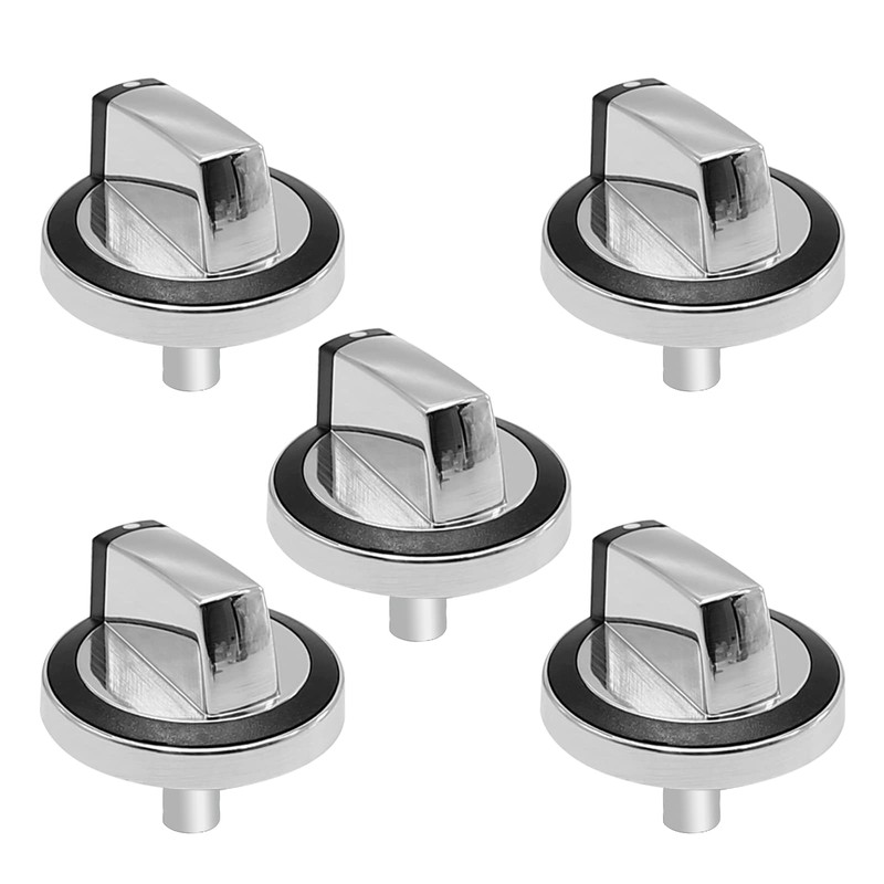 W10284885 5 Pcs Stove Knob Gas Control Assembly Replacement for