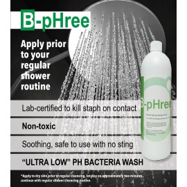 pHenomenal Water B-pHree 32oz - Remove bacteria from the skin, face, and scalp- Free Shipping