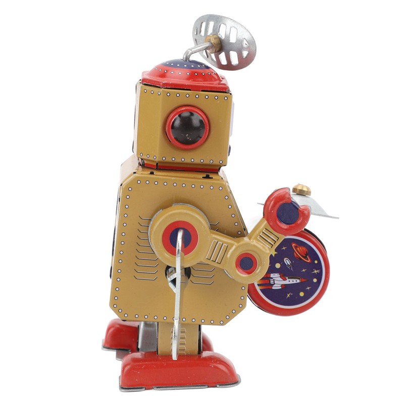 Wind Up Robot Toy Hand Made Exquisite Retro Wind Up