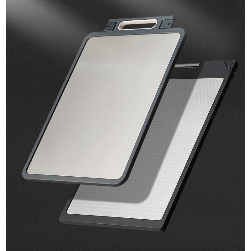 Cutting Board, Large 16”×11” 316 Stainless Steel Cutting Board Kitchen,