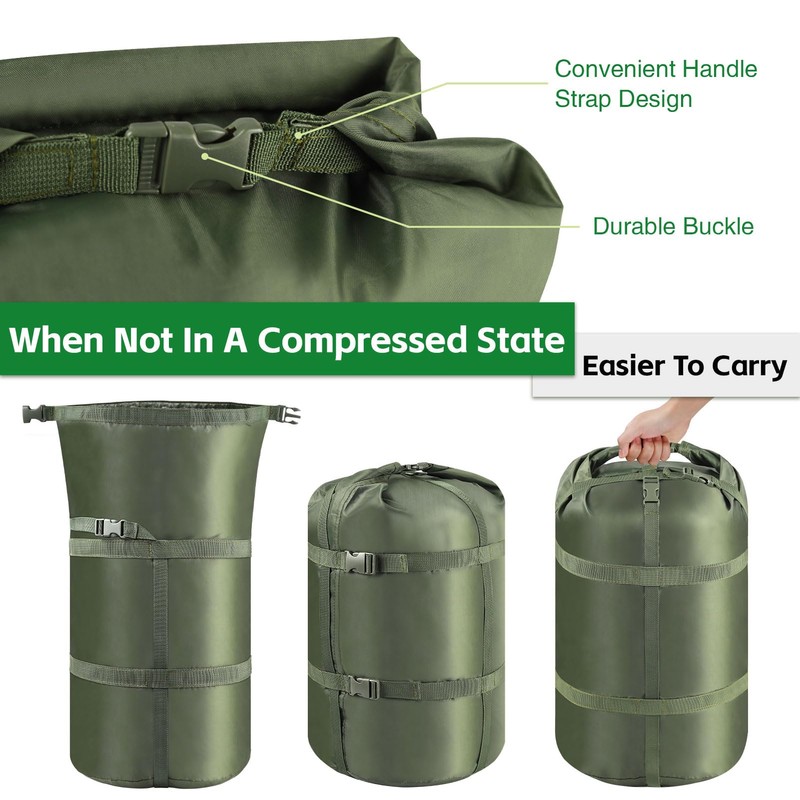 NewShot Compression Sack, Ultralight Portable Stuff Sack for Sleeping Bag