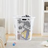 CadineUS 6 Pack Plastic Dirty Clothes Hamper, Laundry Basket with