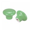 sourcing map 38x28mm Ceramic Drawer Knobs, 10pcs Mushroom Shape Door