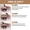 Eyebrow Pencil, Waterproof, 2-in-1 Dual-Ended Microblading Eyebrow Pencil, Microblading Eyebrow
