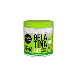 Linha Tratamento (#ToDeCacho) Salon Line - Gelatina Nao Sai Da Minha Cabeca! 550 Gr - (Salon Line Treatment (#Curls) Collection - Cant Get You Off My Head! Gelatin Net 19.4 Oz)