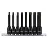 CASOMAN 8 Piece 3/8” Drive Extra Long Torx Star Bit
