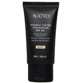 Natio Buy Natio Mineral Tinted Moisturiser SPF 50 Plus Nude Online