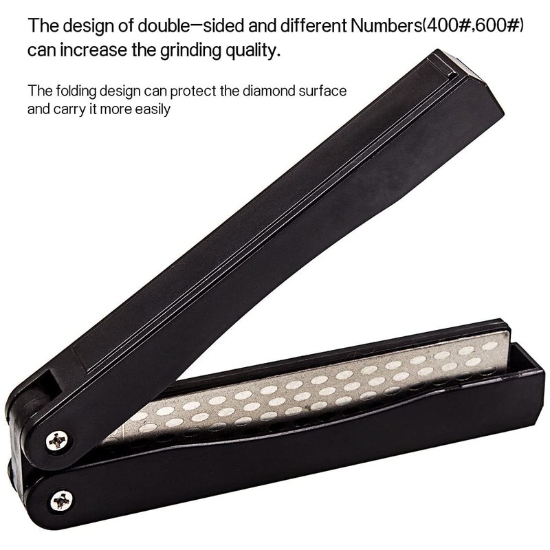 Sharpener Double-Sided Folding 400/600 Grit Diamond