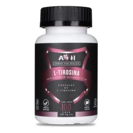 Tirosina A4h 100 Cápsulas De 500 Mg L-tyrosine Sabor Sin Sabor