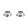 NELXULAS Stainless Steel Heavy Duty Closet Rod Holder,Shower Curtain Rod