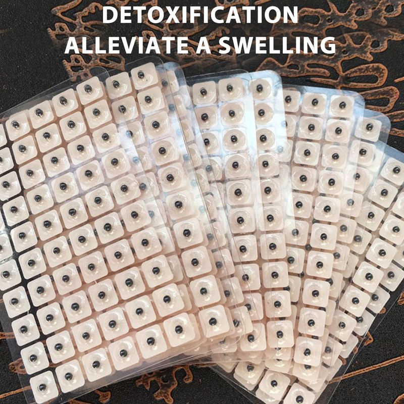 600pcs Ear Bead Sticker Massaging Detoxification Portable Ball Shape Ear