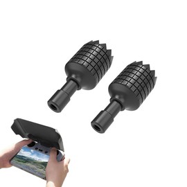 ieron 1 Pair Classic Remote Control Sticks Compatible with DJI RC/RC2 Joystick Rocker Replacement Accessories - Black