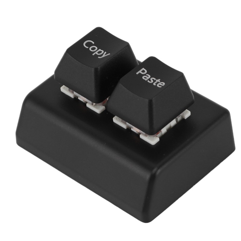 Programmable Keypad 2 Keys Copy Paste Red Switch USB C
