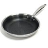 Lexi Home Tri-ply 8" Stainless Steel Scratch Resistant Nonstick Frying