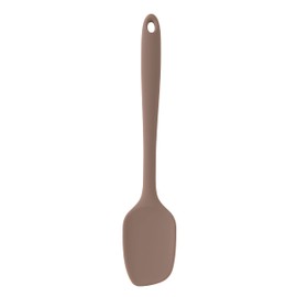 FIRGI Platinum Silicone Spatula for Baking, Scraping & Mixing, 100% Food Grade Colorful Silicone Kitchen & Serving Utensils, Heat Resistant, Non-Stick Cookware - 11.4 inch Taupe Brown