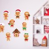 Fancy Land 45PCS Gingerbread Cutouts Christmas Decoration Holiday Classroom School