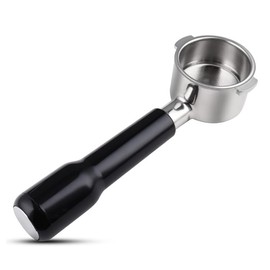 CAPFEI Bottomless Portafilter Holder 51mm 2 Pouring Spouts for Delonghi ECP31.21, ECP33.21, ECP35.31, ECOV311 with Stainless Steel Replacement Filter Basket