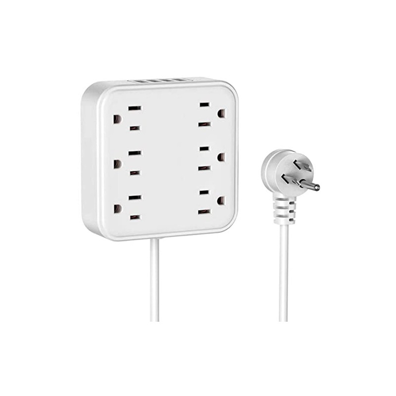 Multicontacto L02 Regleta para Pared con 3 Enchufes CA, 2