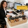 20pcs 16 oz Plastic Jars with Lids, Food Grade Round