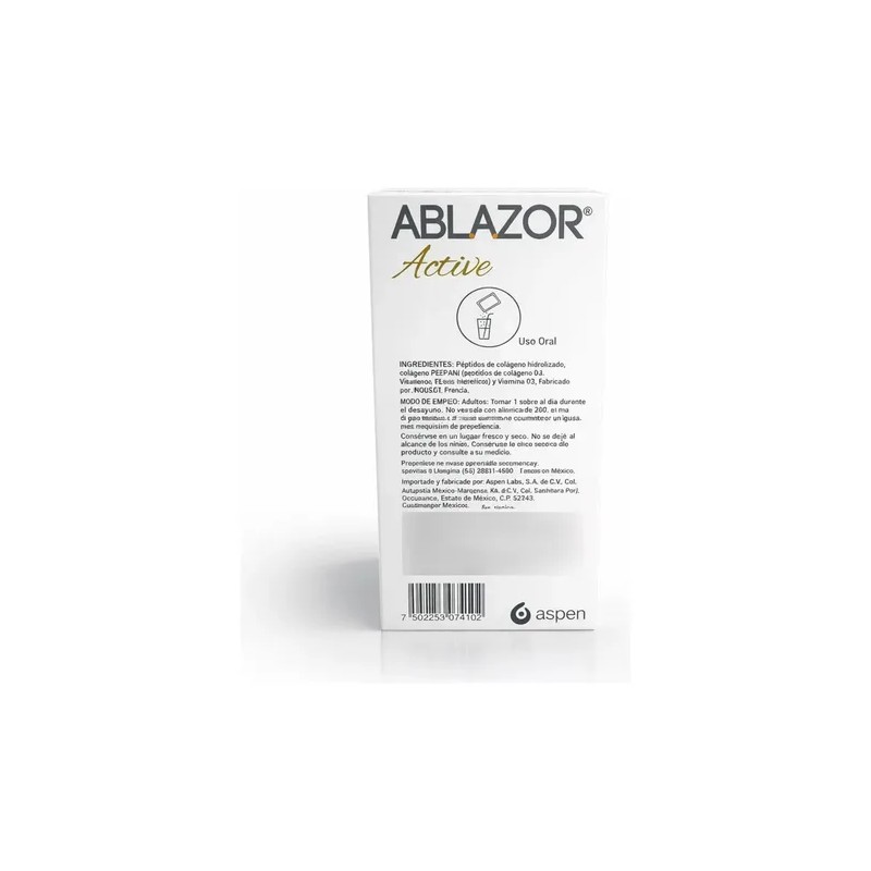 Ablazor Active Colágeno Hidrolizado Peptan 30 Sobres