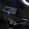 Kashimura NKX-238 USB PD30W Compatible Extension Socket, Separate Socket, Reversible