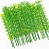 Attuslla Model Miniature Bamboo Trees, Green Plastic Bamboo Trees for