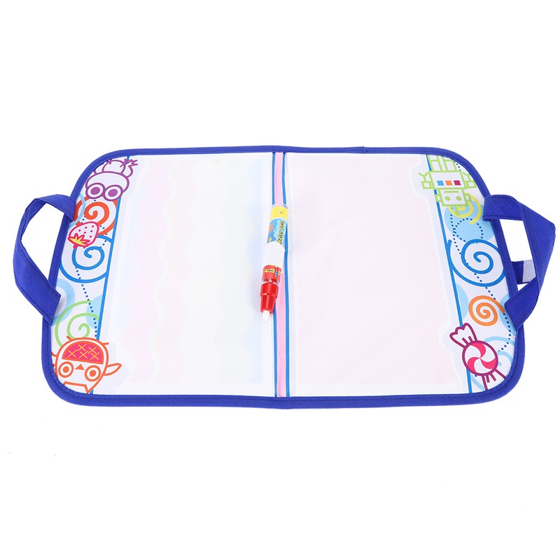 Water Drawing Cloth Water Drawing Blanket Handbag with Pen Doodle