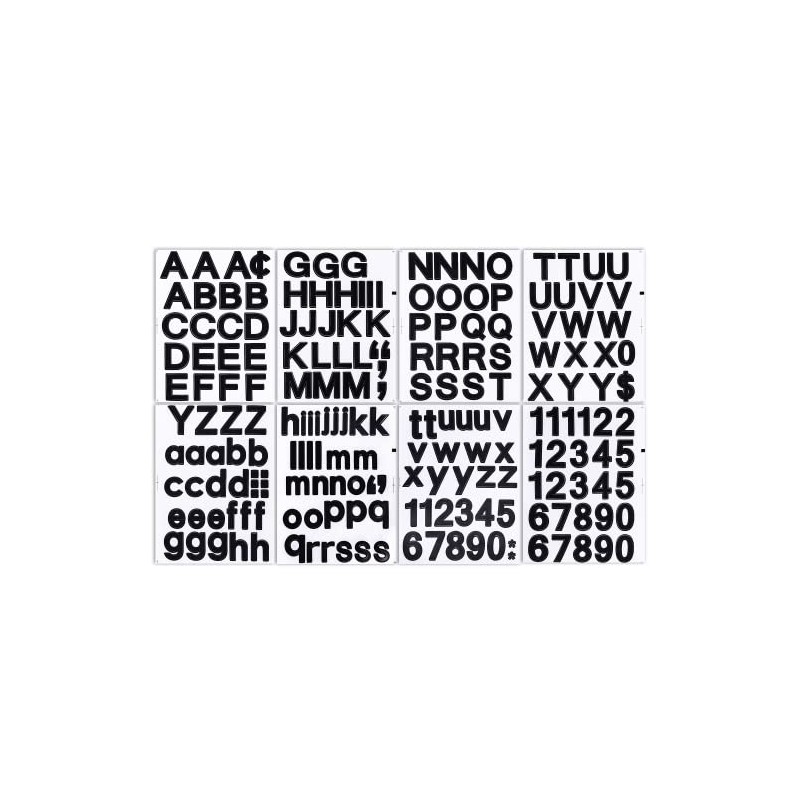 Number Stickers Large Alphabet Waterproof Stickers Letter Stickers Number Stickers