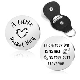STARKET Valentines Gifts For Husband Valentines Day Gift I Hope Your Day Is As Nice As Your Butt Keychain For Boyfriend Husband Wife Girlfriend Funny I Love You Gift For Wedding Bridal