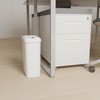 EKO Automatic Bathroom Trash Can with Lid, 2.6 Gallon Slim