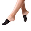 MANZI Women's 8 Pairs Non-Skid Toe Topper No Show Liner